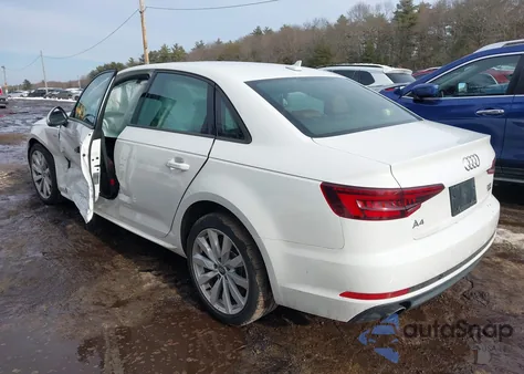 2018 Audi A4 2.0T Premium/2.0T Tech Premium from USA, damaged, VIN WAUDNAF4XJA077115